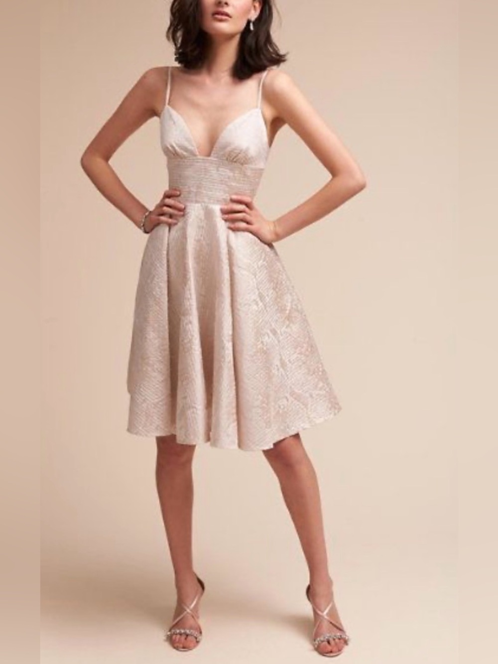 SAU Winchester Ivory champagne event dress 4